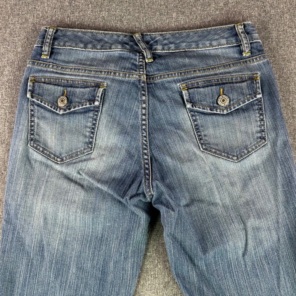 Banana Republic Jeans Women 6 Straight Blue Flap Pocket Stretch - Picture 5 of 9